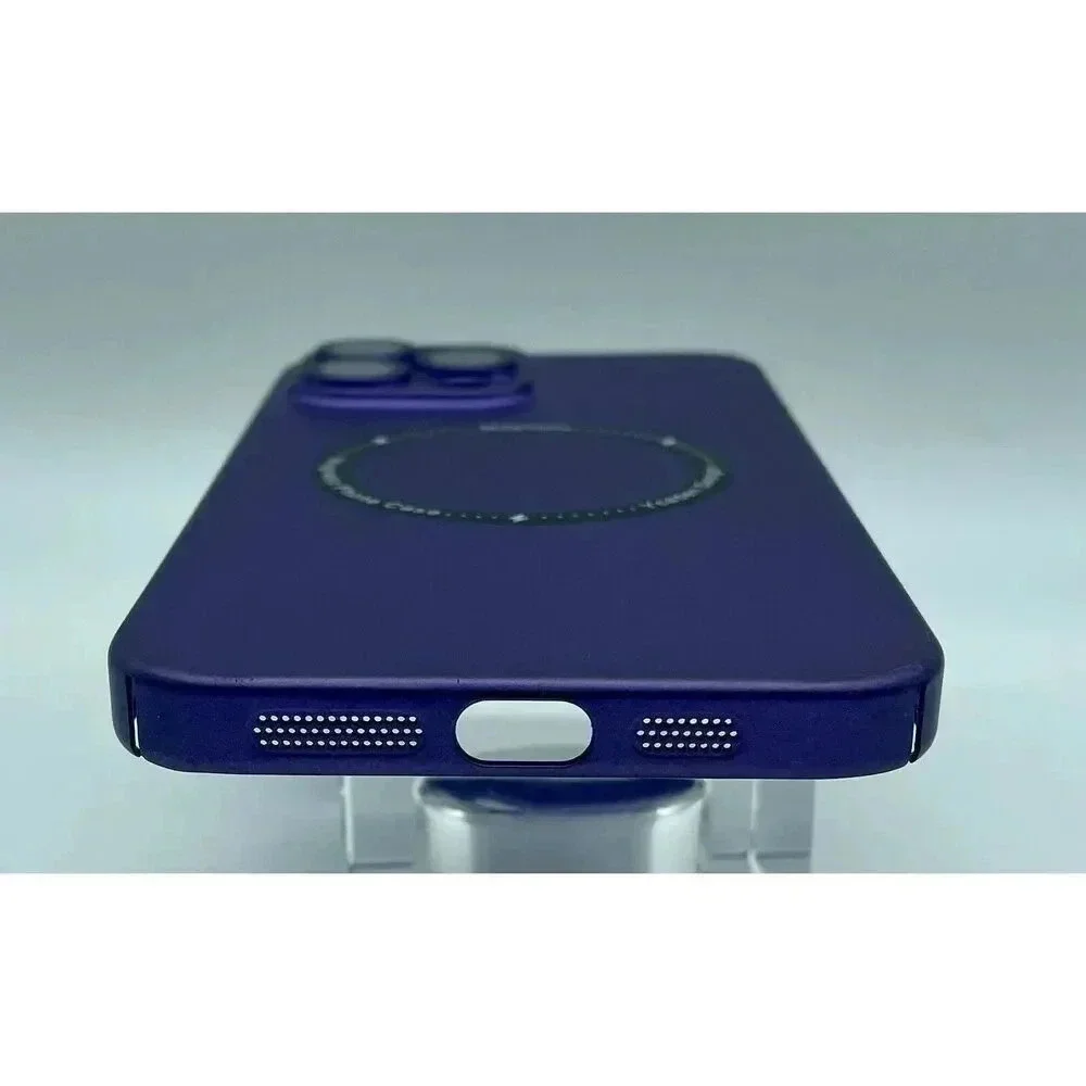 Magnetic Case For iPhone 14 Plus 13 Pro Max 6.7” Camera‎ Lens Protection Purple